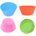 Revestimientos de cupcakes para hornear de silicona reutilizables